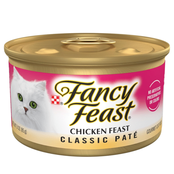 Purina Fancy Feast Chicken Feast Classic Grain Free Wet Cat Food Pate - (Pack of 24) 3 oz. Cans