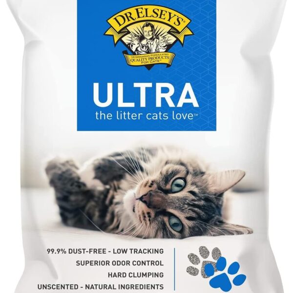 Dr. Elsey's Ultra UnScented Clumping Clay Cat Litter 40 lb. Bag