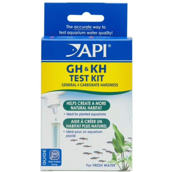 API GH & KH TEST KIT Freshwater Aquarium Water Test Kit, 2.5 oz.