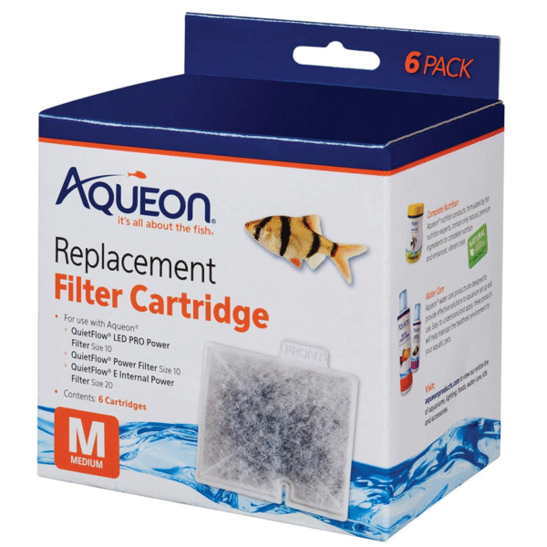Aqueon Replacement Filter Cartridges Medium - 6 pack