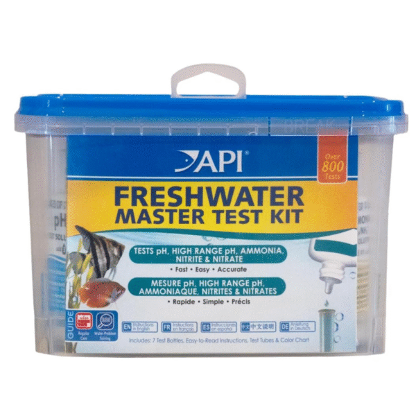 API FRESHWATER MASTER TEST KIT 800-Test Freshwater Aquarium Water Master Test Kit, White, Single, Multi-colored