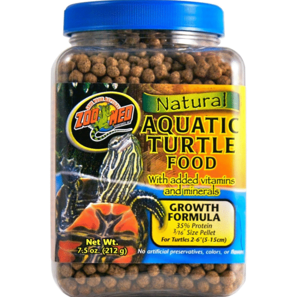 Zoo Med Aquatic Turtle Food Growth Formula 7.5 oz.